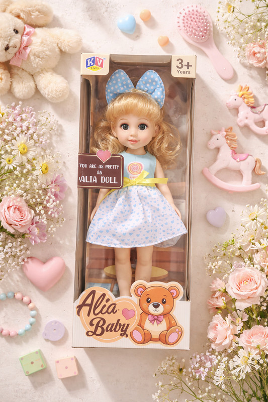 STORERBM Alia Baby Cute Doll for Girls(3+years)(Red, Blue)