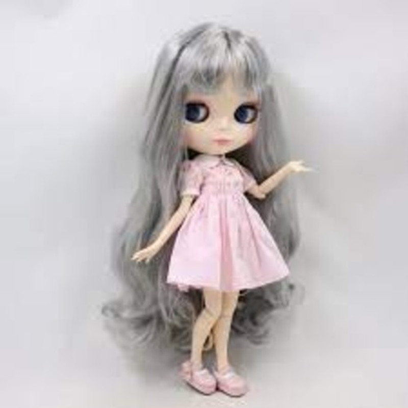 DSR Big Face BJD Doll 30cm Special Eyes Long Eyelashes Sleeping Eyes full set SD(Multicolor)