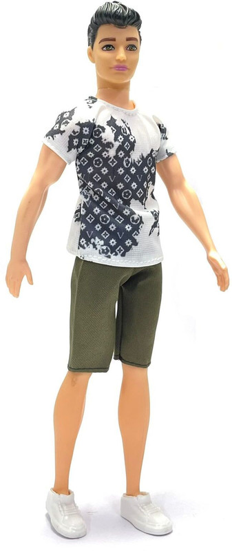 Mubco Ken Fashionistas Doll | Summer Look New Version Doll Kids Toys Gift 30cm(Multicolor)