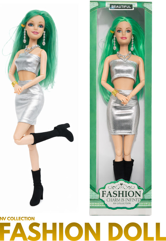 CTC CREATION Trend-inspired doll set for engaging role-play adventures(Multicolor)