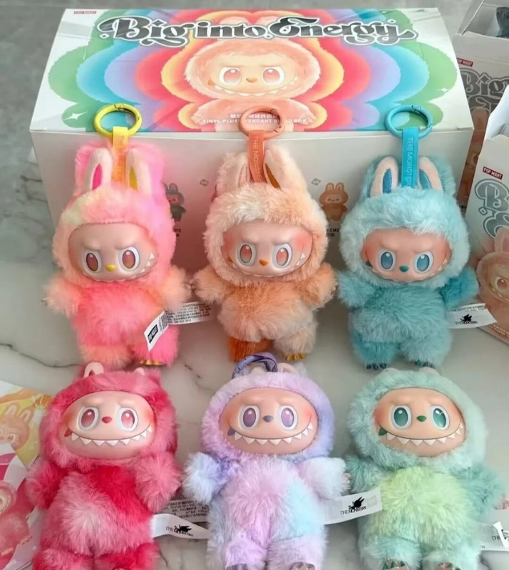 PAPLAJ ENTERPRISES Labubu Random Vinyl Doll – The Monsters Big into Energy Collection(Multicolor)