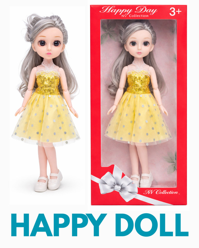 NV COLLECTION A sweet doll glowing with modern charm and joy(Multicolor)