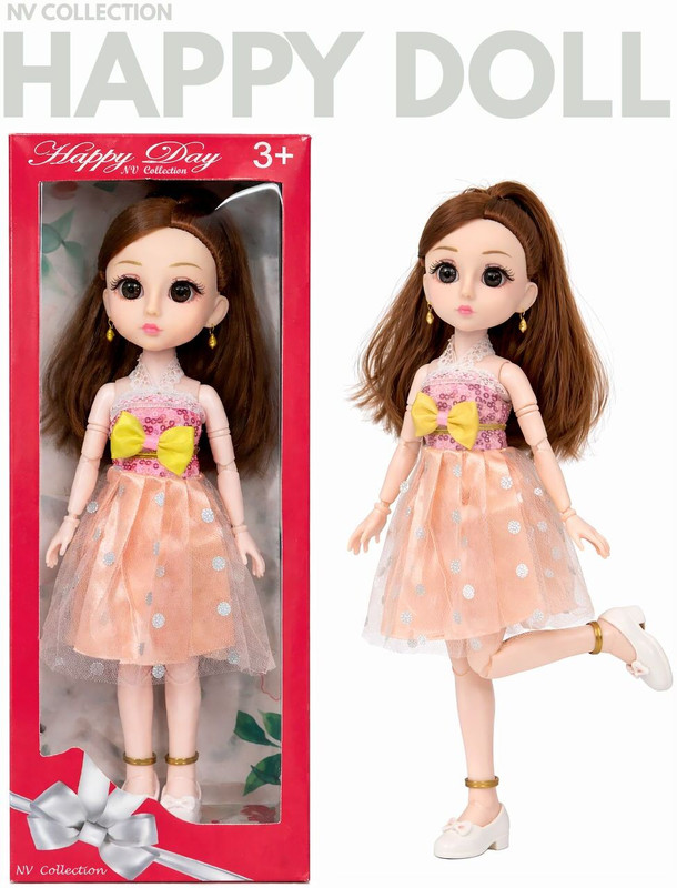 CTC CREATION Happy Fashion Doll The Ultimate Cute Fashion Buddy(Multicolor)