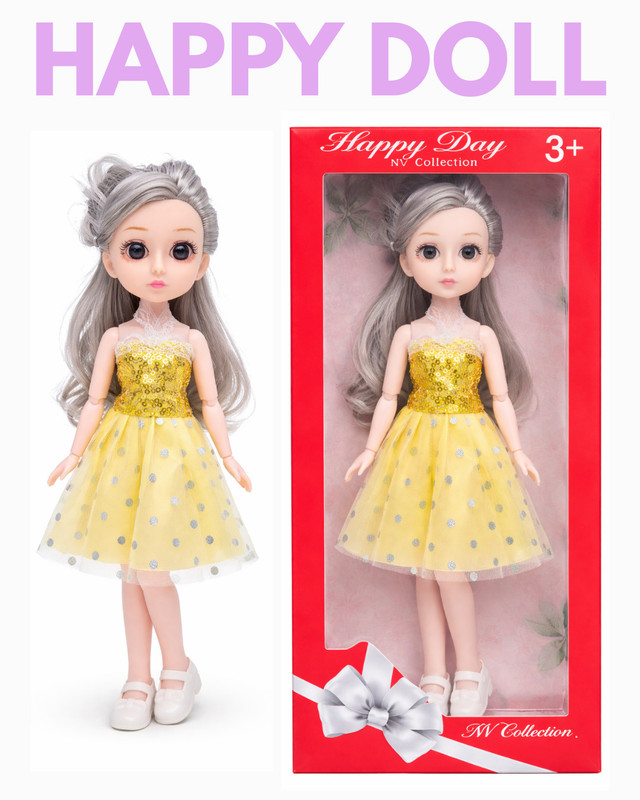 CTC CREATION A doll with modern elegance and joyful spirit(Multicolor)