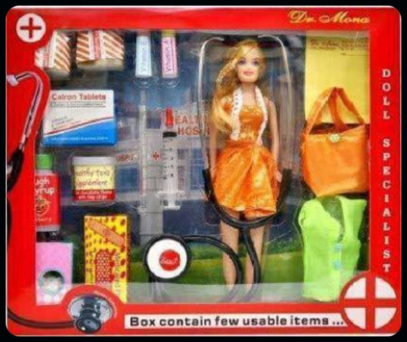 MGT CREATION A-Doctor Mona Doll - 1pcs DQ(Multicolor)
