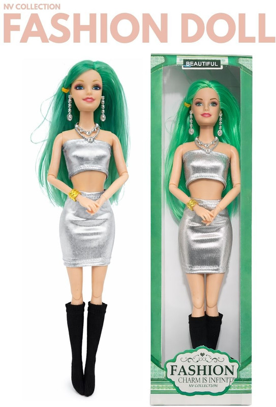 CTC CREATION Fashion doll set with accessories for joyful playtime(Multicolor)