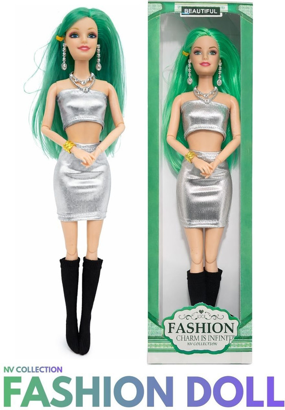 NV COLLECTION Fashion doll set encouraging creative imagination(Multicolor)