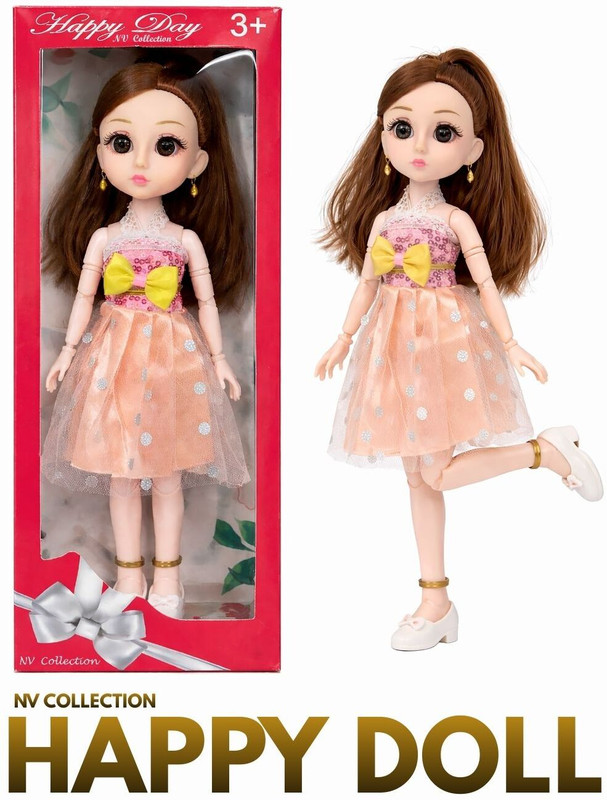 NV COLLECTION Happy Fashion Doll A Charming and Stylish Little Friend(Multicolor)