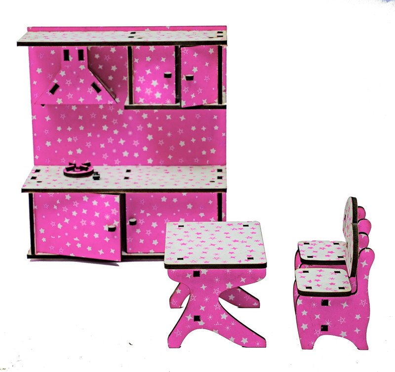 Wishoz Kitchen Set(Multicolor)