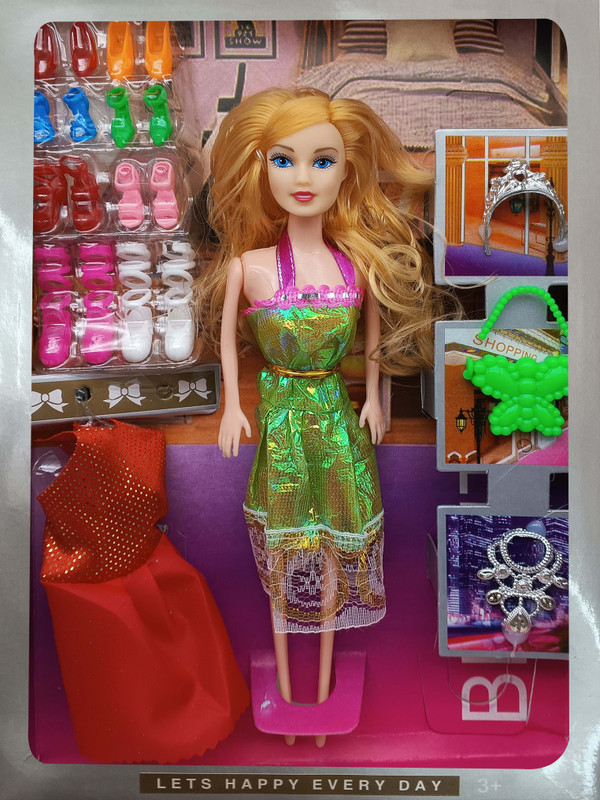 CTC CREATION The shine doll along with the included accessories(Multicolor)