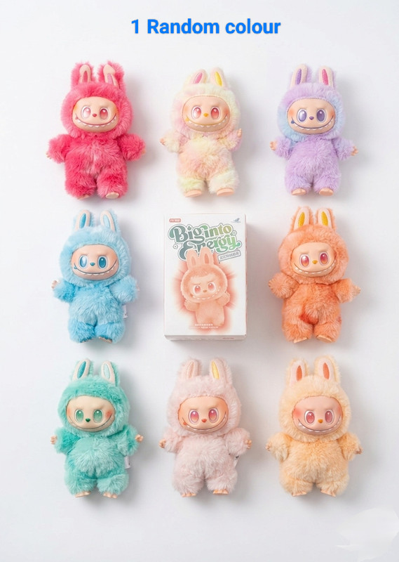 GMG Labubu Big Into Energy Plush Keychain - Cute Monster Blind Box Bag Charm(Multicolor)