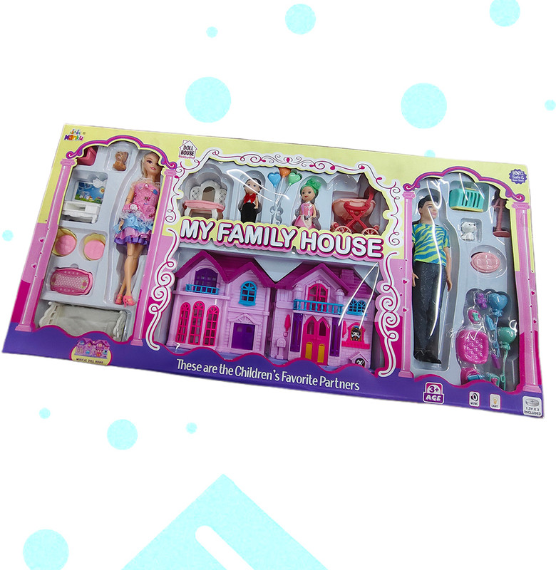 manku Giggle Bug Doll House(Pink)