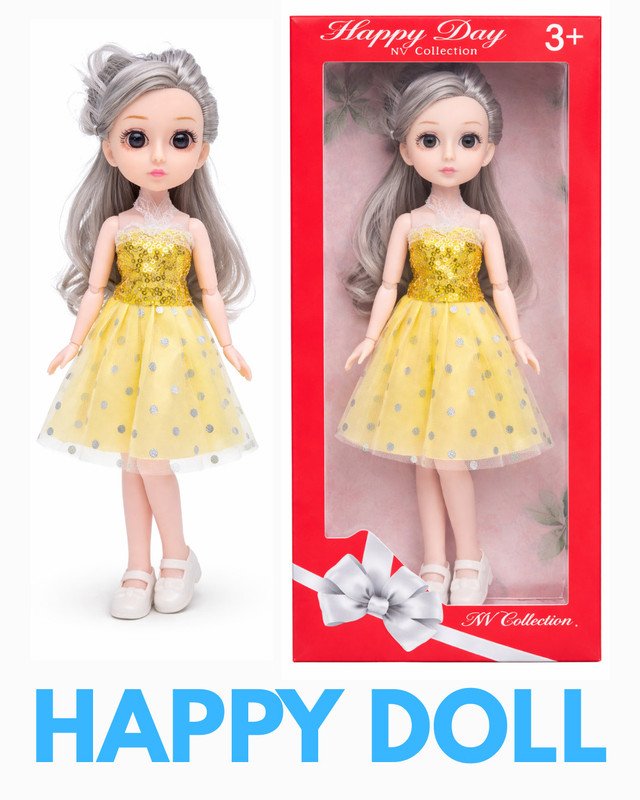 NV COLLECTION A doll with a trendy outfit and a bright, happy presence(Multicolor)