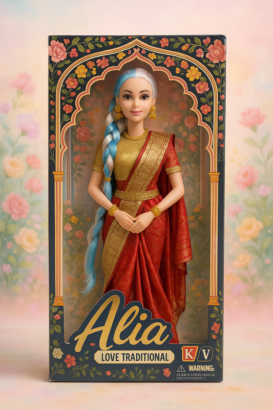 Primo Cleats Alia – Love Traditional Indian Doll for Girls (PACK OF 1)(Multicolor)