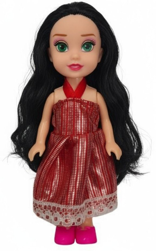 Fairies & Princess Mini Fashion Doll for Girls | Long Hair Stylish Dress Up Toy | Kids Gift(Multicolor)
