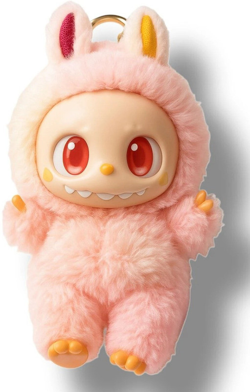 PITRU VENTURE Labubu Monster Doll Big Keychain Toy – Birthday Gift for Kids & Collectors(Multicolor)