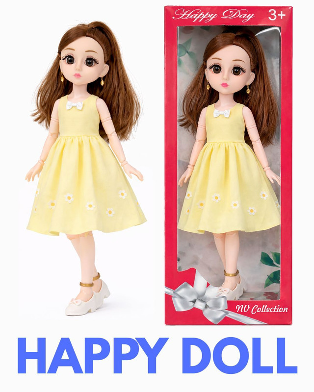 CTC CREATION A delightful doll that’s both fashionable and fun(Multicolor)