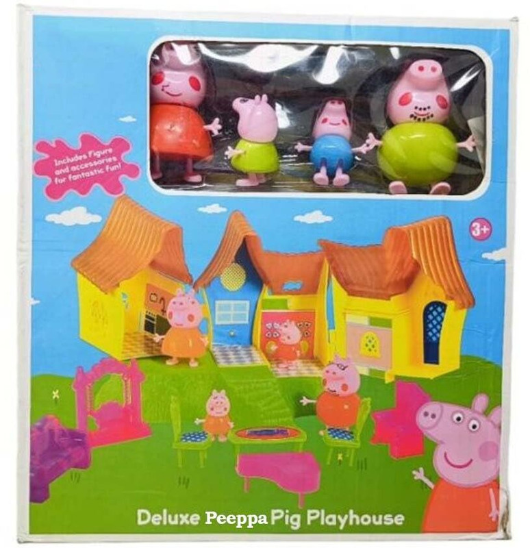 RIGHT SEARCH Figurines,Slide,Swing,Sofa,Table,Chair,Piano Sets Pieces for Kids(Multicolor)