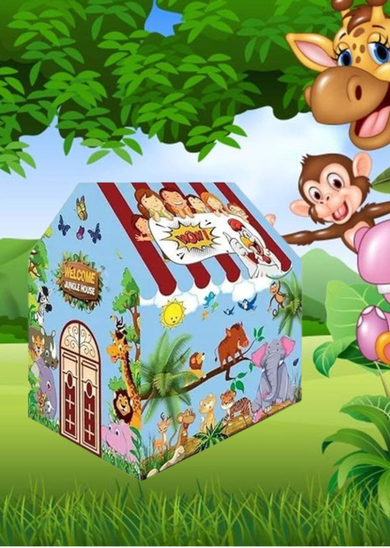 Kankad Princess/Prince Kids Play Tent House Indoor Outdoor for Kids Boys Girls Baby(Multicolor)