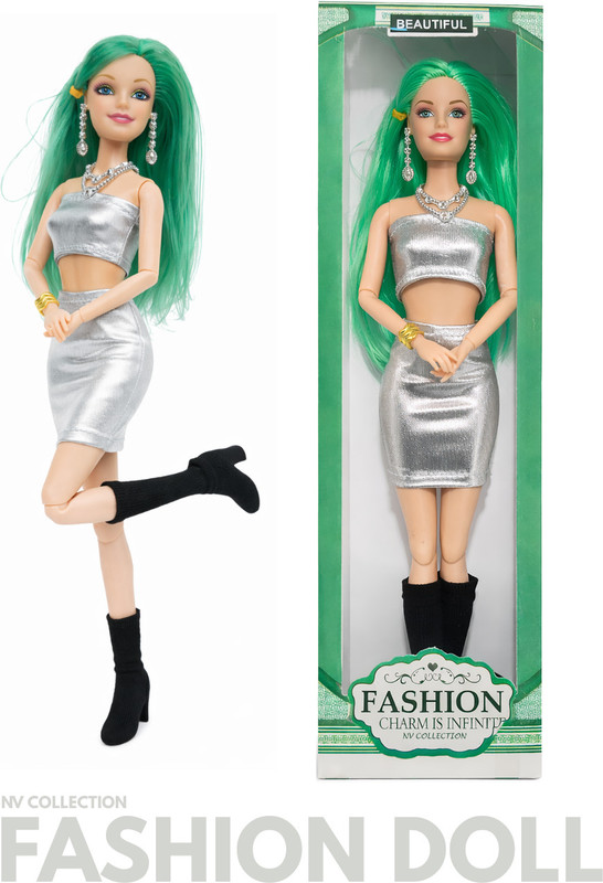 NV COLLECTION Fashion doll set built for playful story-driven role-play(Multicolor)