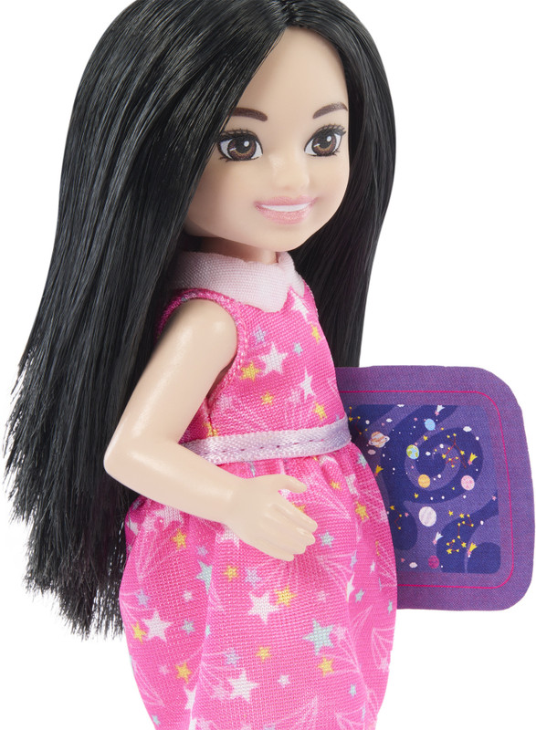 BARBIE Chelsea Astronomer Doll & Accessories Set, Career-Themed Brunette Small Doll(Multicolor)