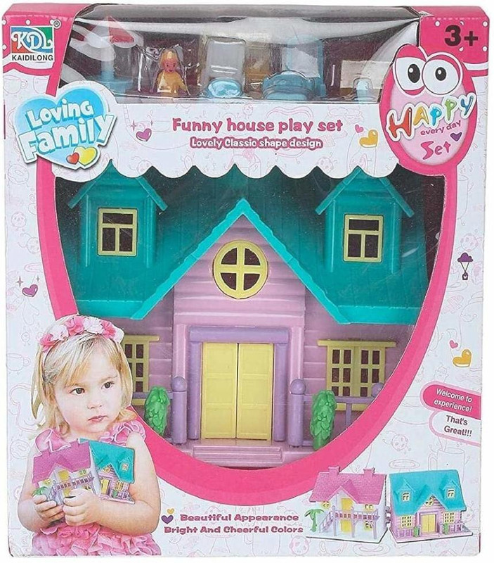 Yunicorn Max Doll House Play Set for All Doll(Multicolor)