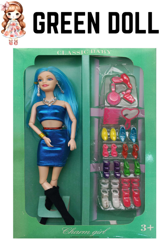 CTC CREATION Elegant Classic Doll with Matching Accessories Included(Multicolor)