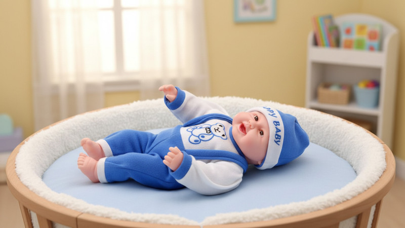 CHIKU CHERRY Happy Baby Boy Doll Plush Toy for Kids -PH-BLU-DOLL-15(Blue)