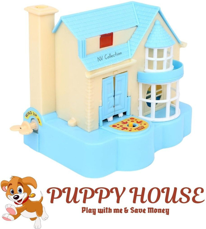 NV COLLECTION Fun saving practice begins with puppy money bank toy for kids(Multicolor)