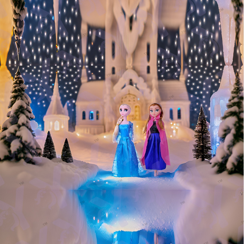 Yunicron Max Snowman Elsa Anna DOLL(Blue)