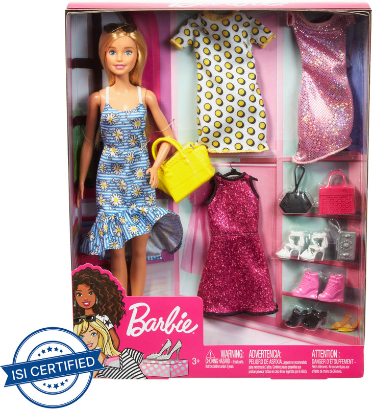 BARBIE Doll, Fashions & Accessories(Multicolor)
