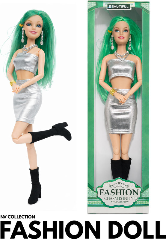 CTC CREATION Creative doll set with fashion flair for storytelling fun(Multicolor)