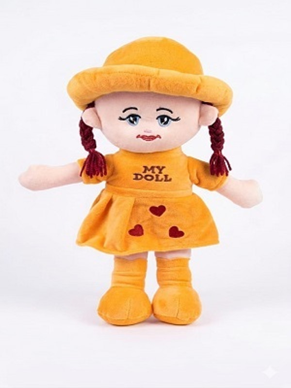 MAURYA MY DOLL SOFT TOYS/CUTE DOLL/GIRLS GIFT/KIDS FOR GIFT - 50 cm(Multicolor, Yellow)