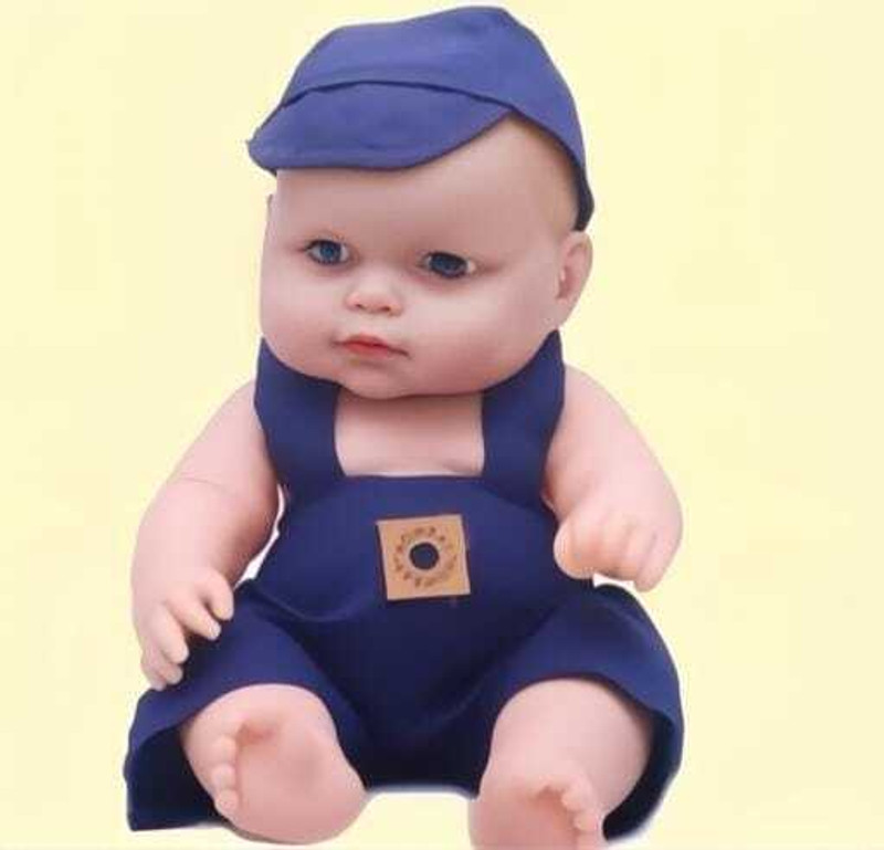 FUN n STYLE Jeans Baba Newborn Doll for Kids | Soft Rubber Toy Doll(Multicolor)
