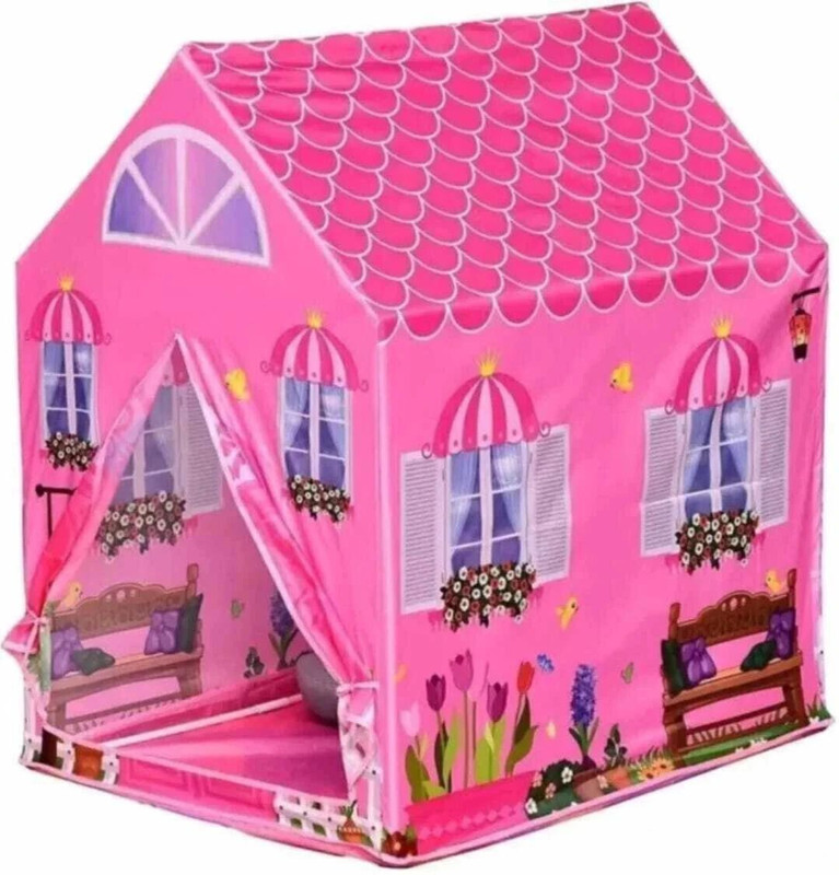 Eligent Enterprise Doll house tent for boys and girls toys for kids(Pink)