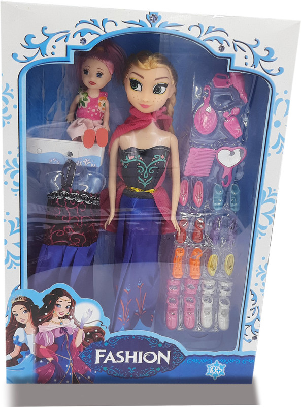 NV COLLECTION Frozen ANNA Doll and Nokk Figure, Toy for Kids 3 and Up(Multicolor)