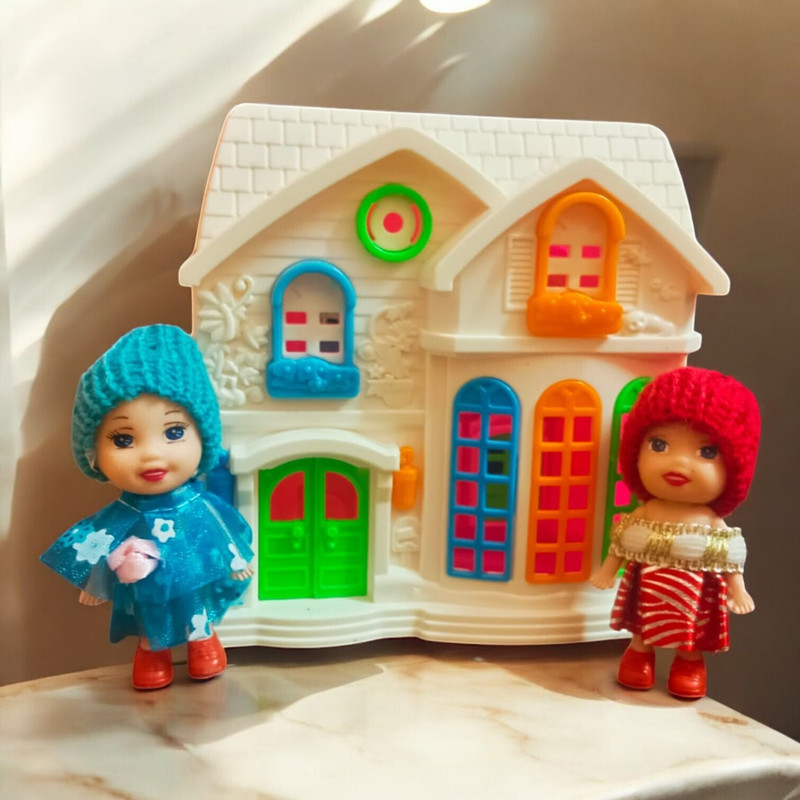 AKTOON TOYS Doll House Play Set for Girl Boys and Kids(Multicolor)