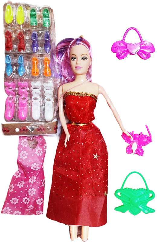 Yunicron Max Charming Bendable Royal Red Doll(Red)