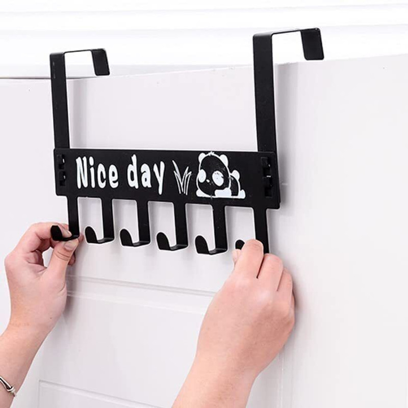 JIALTO Heavy Duty Over Door Hanger for Cloths, Drill Free Door Handing Hooks Door Hanger