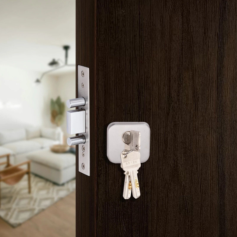 Kunal Gold Stainless Steel, Iron, Brass Matte Deadbolts(Steel)