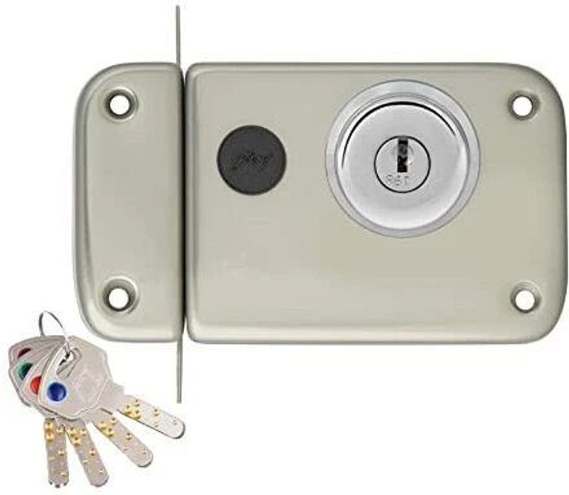 Godrej Locks Stainless Steel Glossy Handlesets(Silver)