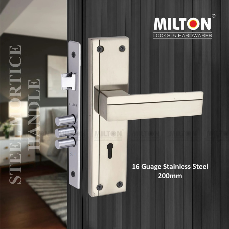 MILTON Stainless Steel Glossy Handlesets(Steel)