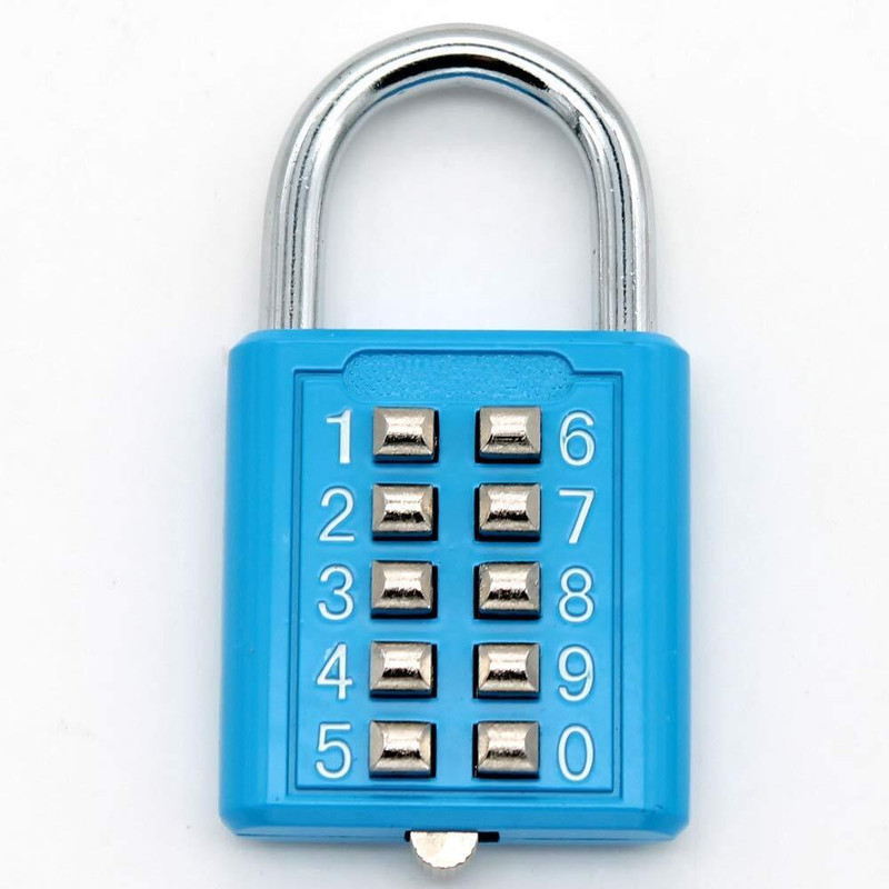 Justakeit Stainless Steel Polished Smart Lock(Blue)