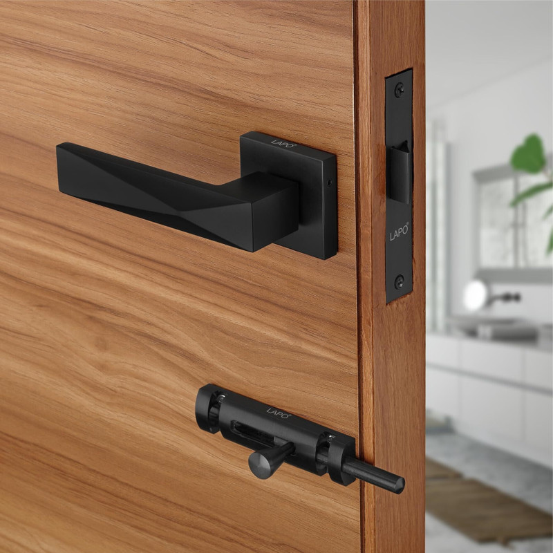 MILTON Aluminium Matte Handlesets(Black)