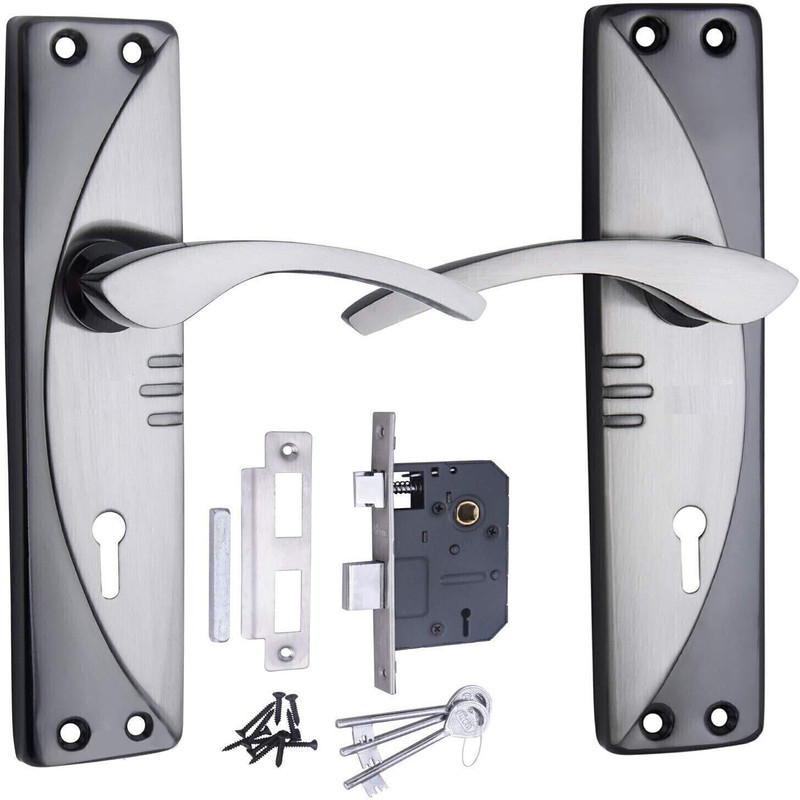 Kolkata Trading Corporation Carbon Steel Glossy Handlesets(Black)