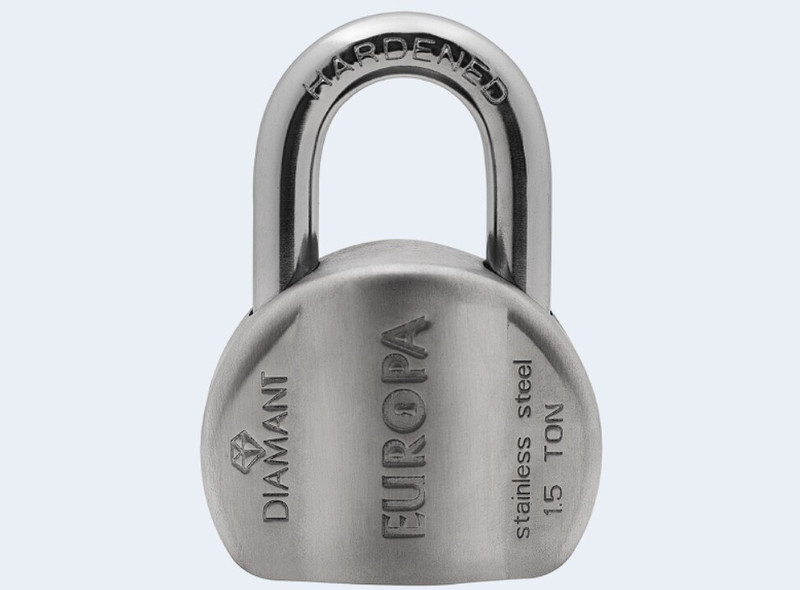 Europa Stainless Steel Polished Deadbolts(Silver)