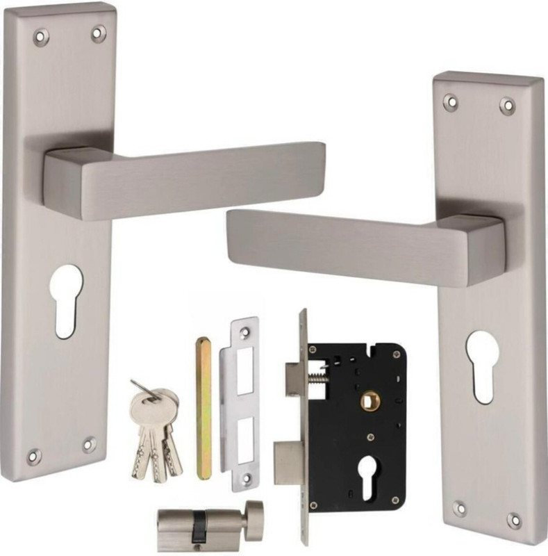 Securex Stainless Steel Polished, Matte Handlesets(Steel)