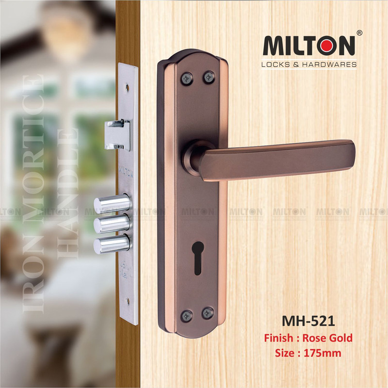 MILTON Iron Matte Handlesets(Maroon)