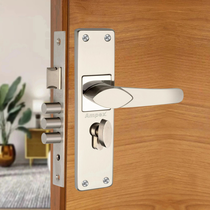AMPEX Brass, Stainless Steel Glossy Handlesets(Silver)