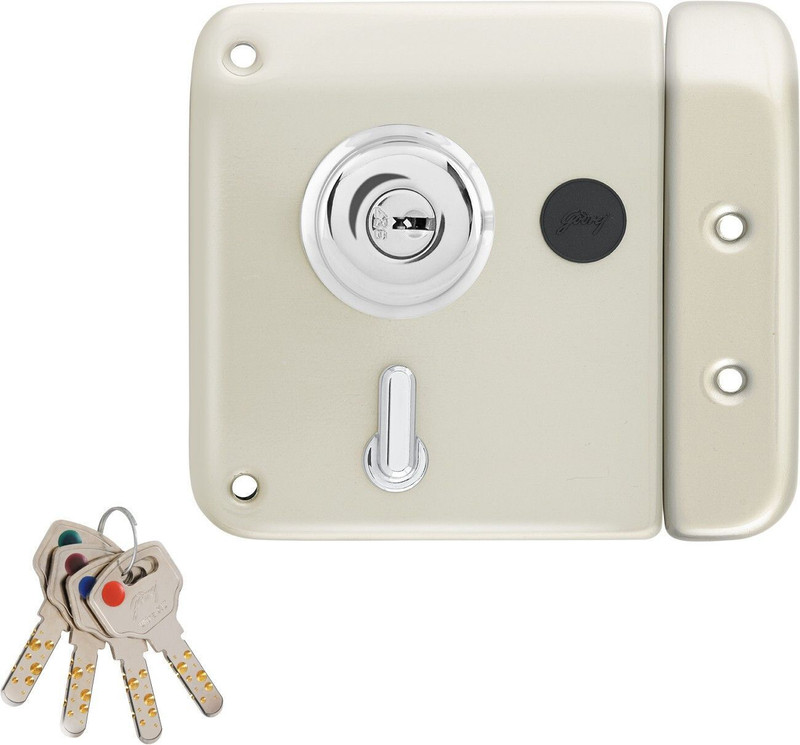 Godrej Locks Steel Metallic Deadbolts(Silver)